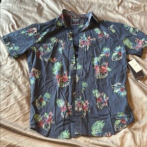 New with tags Blue Floral Men's Shirt